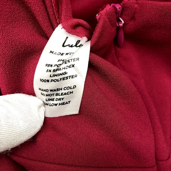 Lulus Wide Leg Jumpsuit Size L Evening of Intrigue Pink Sleeveless Formal Barbie - Picture 12 of 12